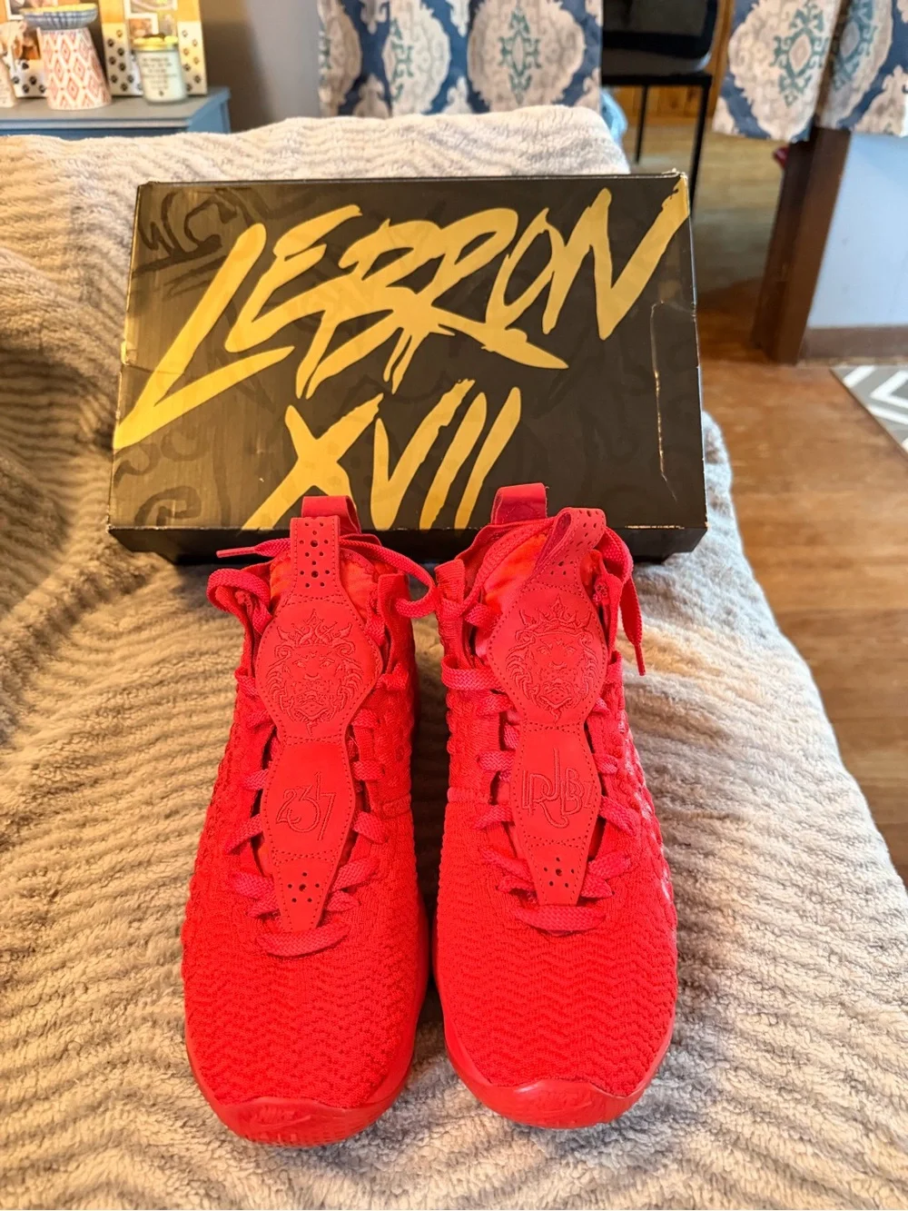 XVII Youth Performance Basketball Shoes - Red - LIKE NEW!!